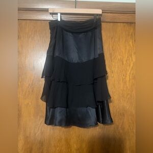 The Limited Black Asymmetrical Skirt